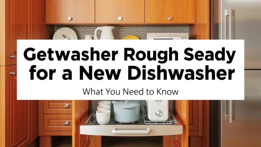 Getting Your Cabinet Ready for a New Dishwasher