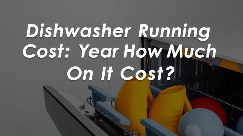 Dishwasher Running Cost Per Year: How Much Does It Cost