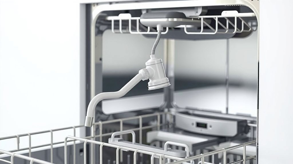 Fix Clogged Dishwasher Spray Arm Easily