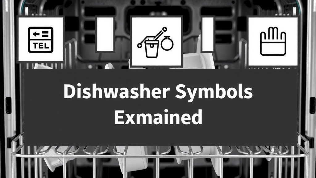 Dishwasher Symbols Explained: What Do They Mean