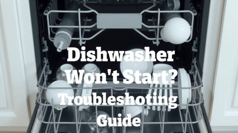 Dishwasher Won't Start? Troubleshooting Guide