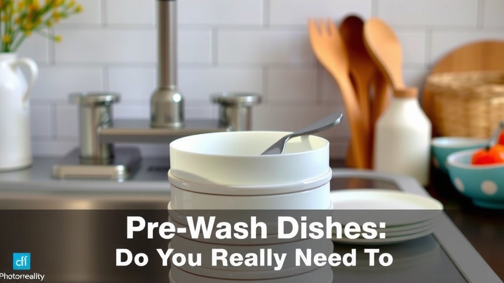 The Real Deal About Pre-Washing Your Dishes