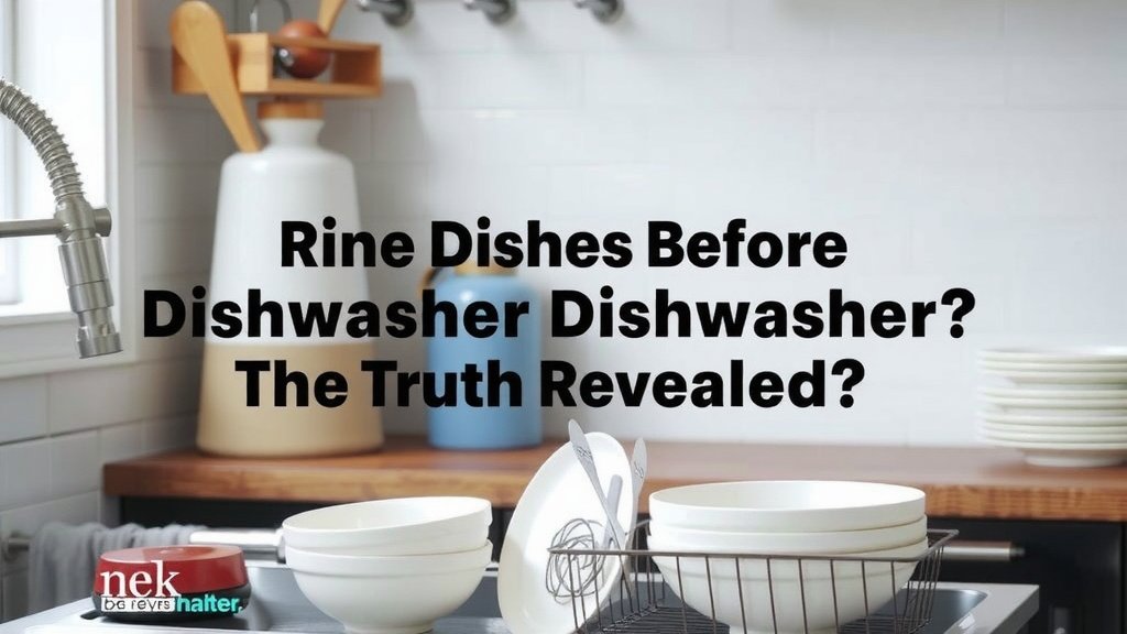 Rinse Dishes Before Dishwasher? The Truth Revealed