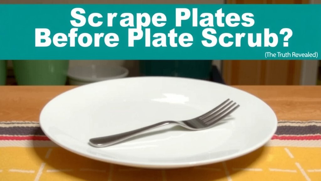 Rethinking the Pre-Dishwasher Plate Scrub