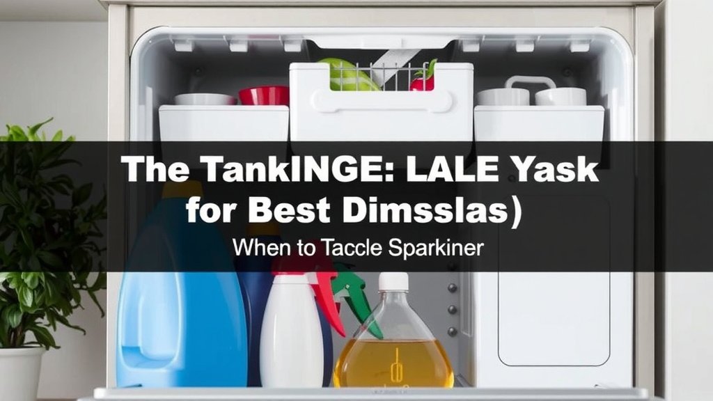 Keeping Your Dishwasher Sparkling: When to Tackle Limescale
