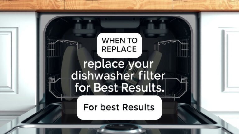 When to Replace Your Dishwasher Filter for Best Results
