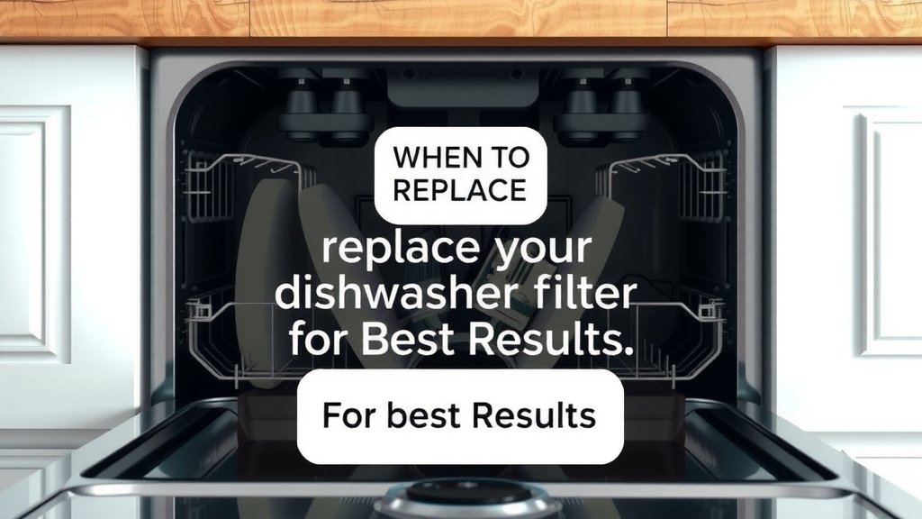 When to Replace Your Dishwasher Filter for Best Results