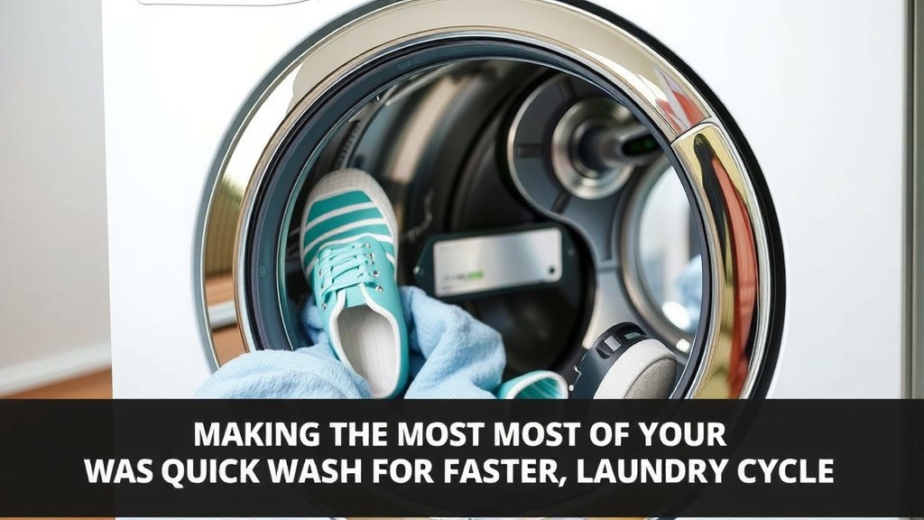 Making the Most of Your Washing Machine's Quick Wash Cycle