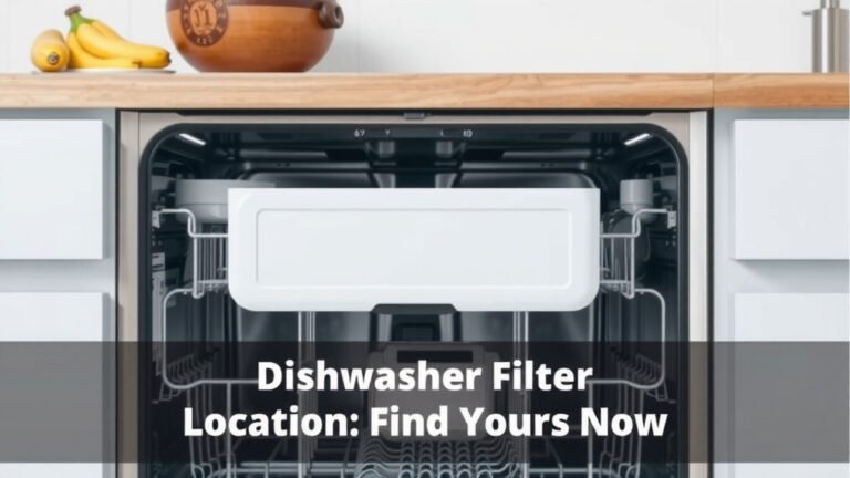 Dishwasher Filter Location: Find Yours Now